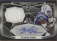2018 Panini Obsidian Nyheim Hines #RJ-NH