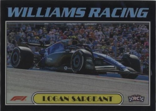 2023 Topps Chrome Formula 1 - Logan Sargeant #AU77-LSI