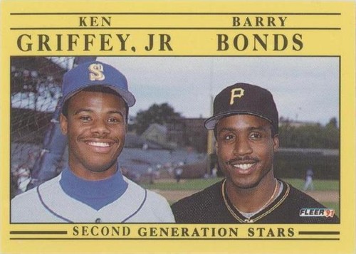 RARE ERROR⚡️ 1990 Fleer 2nd Generation Stars Ken Griffey