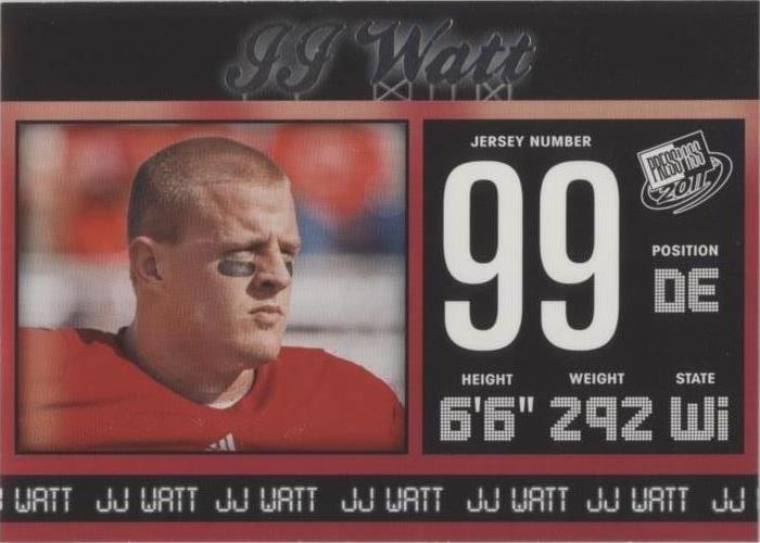 2011 Press Pass J.J. Watt #52