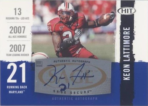 2008 SAGE Hit Keon Lattimore #A21