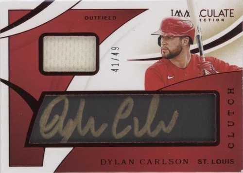 2020 Panini Immaculate Collection - Dylan Carlson #C-DC