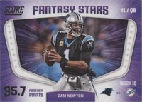 2018 Score Cam Newton #16