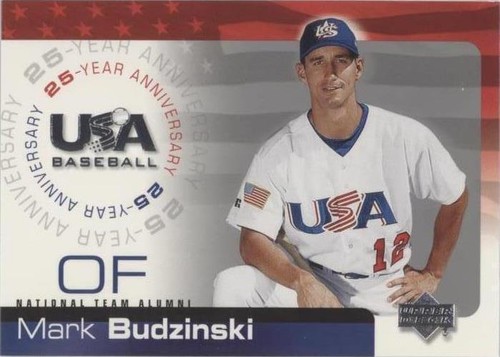 2004 Upper Deck USA Baseball 25-Year Anniversary - Mark Budzinski #USA-28