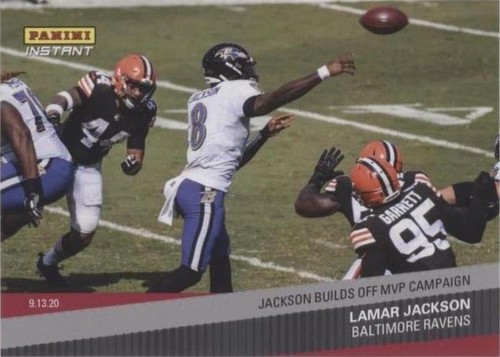 2020 Panini Instant NFL Lamar Jackson #19