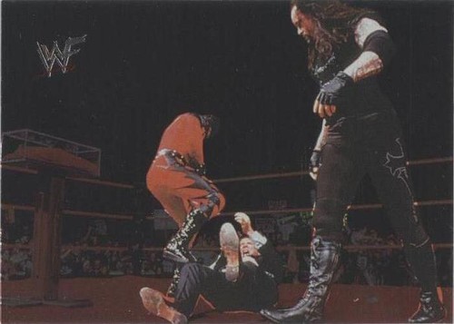 2000 Comic Images WWF No Mercy - Kane Undertaker Vince McMahon #59