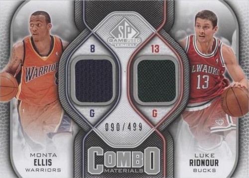 2009-10 SP Game Used - Monta Ellis/Luke Ridnour #CM-RE