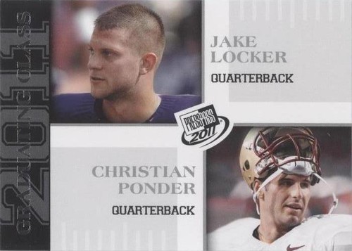 2011 Press Pass Christian Ponder Jake Locker #97