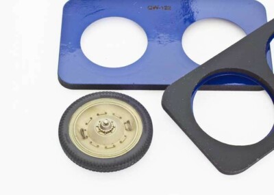 QuickWheel QW-122 1/35 German 7.62cm Pak 36(r) Wheel Mask for Bronco CB35056 kit