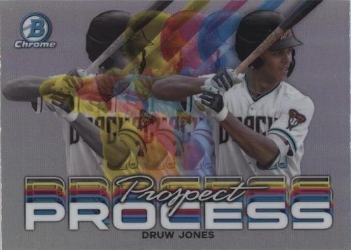 2023 Bowman Chrome Mega Druw Jones Mojo Green Refractor