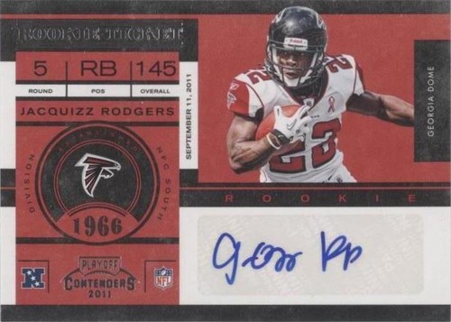 2011 Playoff Contenders Jacquizz Rodgers #138