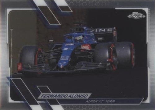2021 Topps Chrome Formula 1 - Fernando Alonso #104