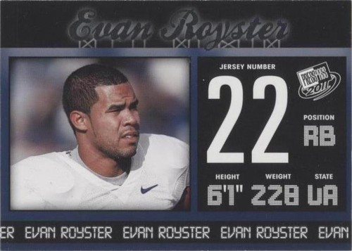 2011 Press Pass Evan Royster #35