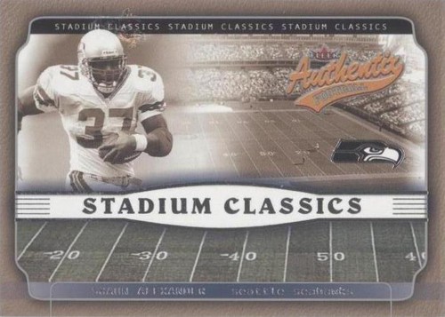 2002 Fleer Authentix Shaun Alexander #15 SC