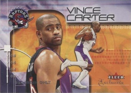 2001-02 Fleer Exclusive - Vince Carter #105