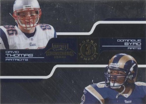 2006 Playoff Contenders David Thomas Dominique Byrd #RND-14