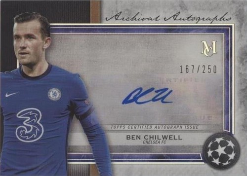2020-21 Topps Museum Collection UCL Ben Chilwell #AA-BC