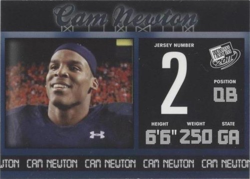 2011 Press Pass Cam Newton #6