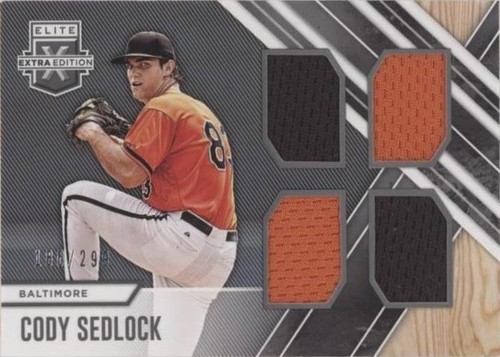 2017 Panini Elite Extra Edition - Cody Sedlock #QM-CS