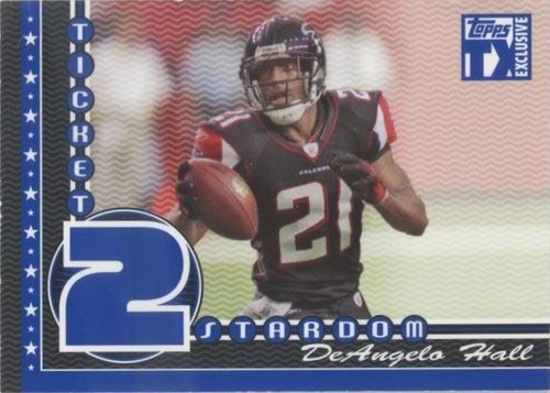 2007 Topps TX Exclusive DeAngelo Hall #ST-DH