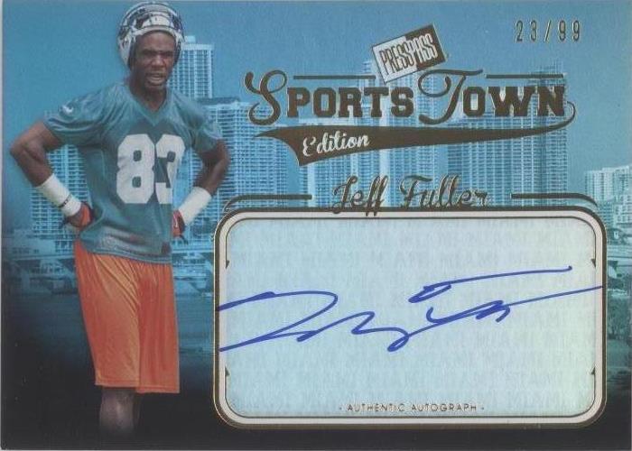 2012 Press Pass Sports Town Edition Autographs Jeff Fuller #ST JF