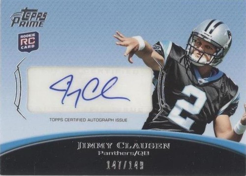 2010 Topps Prime Jimmy Clausen #PAR-JC