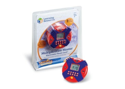 Learning Resources Multiplication Master Electronic Math Flash Cards Elementary