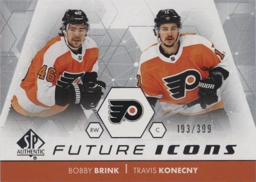 2022-23 SP Authentic - Bobby Brink Travis Konecny #FI-22