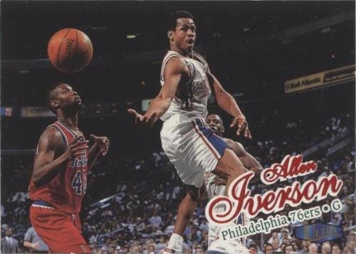 ALLEN IVERSON 1997-98 Fleer Ultra #107 76ers | eBay