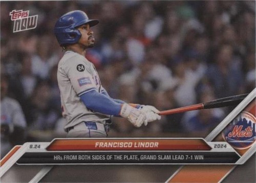2024 Topps Now - Francisco Lindor #586