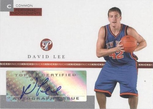 2005-06 Topps Pristine - David Lee #PEC-DL
