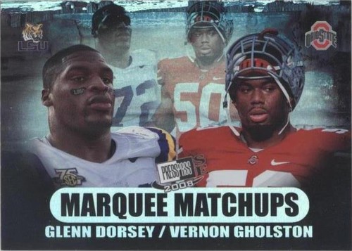 2008 Press Pass SE Glenn Dorsey Vernon Gholston #MM-11