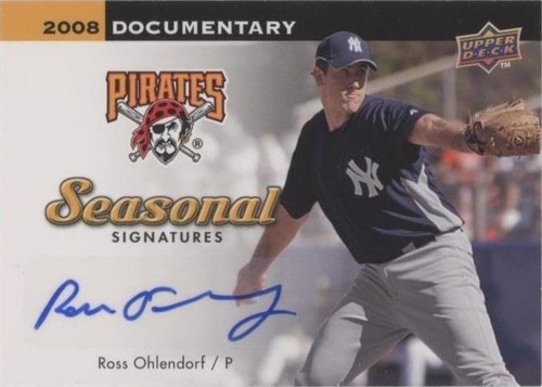 2008 Upper Deck Documentary - Ross Ohlendorf #OH