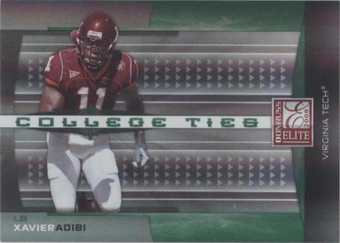 2008 Donruss Elite Xavier Adibi #CT-16
