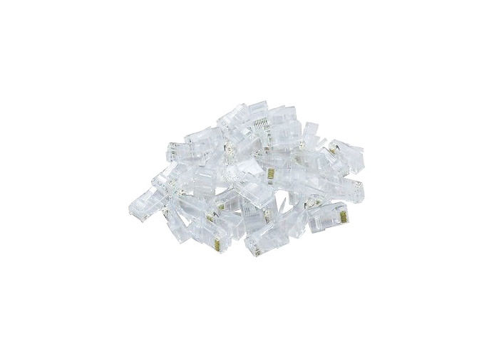 100 Connettori Plug Categoria 5e Rete Ethernet Lan Rj45 8p8c Lan Linq Qj-45