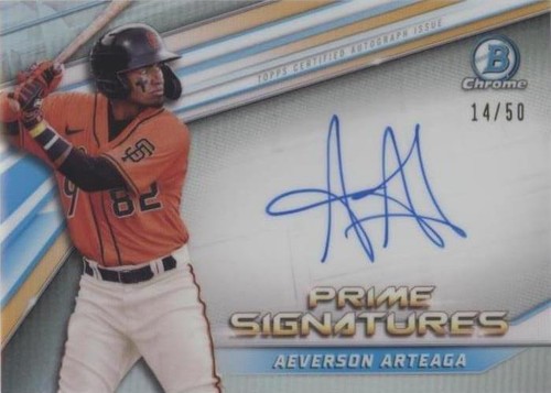 2022 Bowman Chrome - Aeverson Arteaga #PCS-AAT