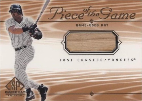 2001 SP Game Bat Edition - Jose Canseco #JC