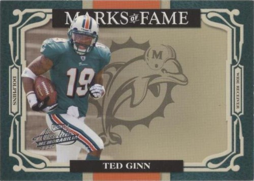 2007 Playoff Absolute Memorabilia Ted Ginn Jr. #MOF-17