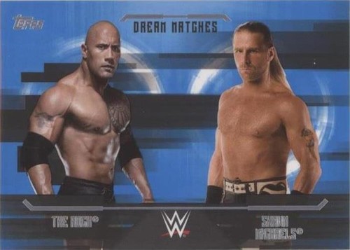 2017 Topps WWE Undisputed - Shawn Michaels The Rock #D-4
