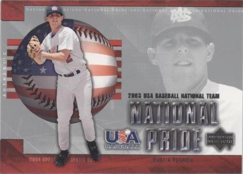 2004 Upper Deck - Dustin Pedroia #USA16