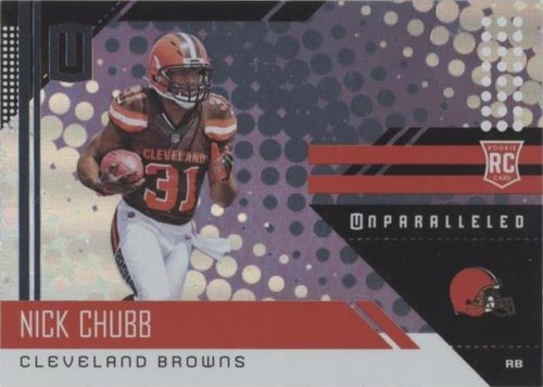 2018 Panini Unparalleled Nick Chubb #216