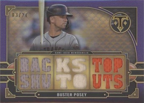 2022 Topps Triple Threads - Buster Posey #TTR-BP