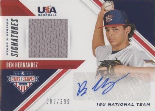 2020 Panini USA Baseball Stars & Stripes - Ben Hernandez #SSS-BH