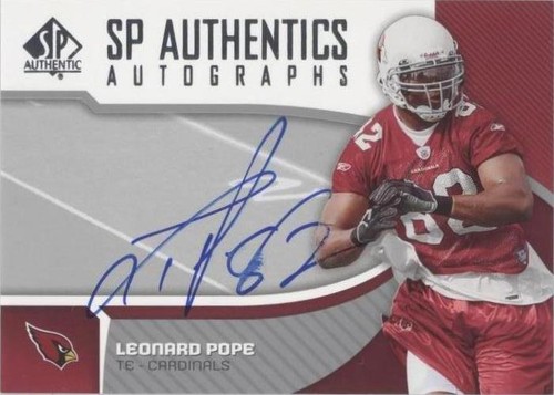 2006 SP Authentic Leonard Pope #SP-LP