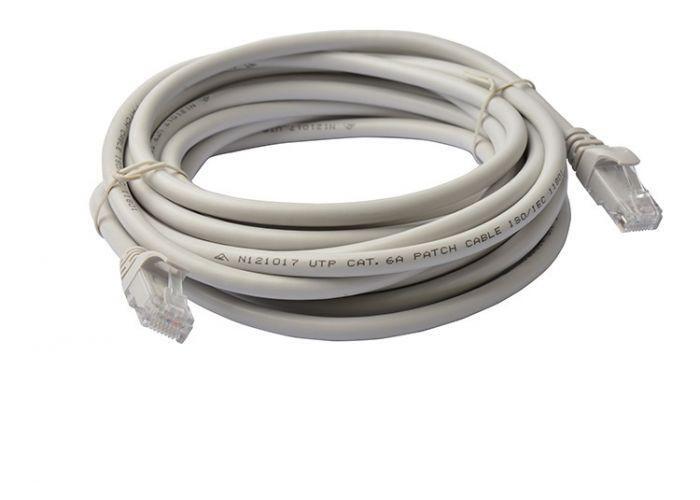 8Ware PL6A-20GRY CAT6A UTP RJ45 Ethernet Cable 20m Patch Cord Snagless - Grey