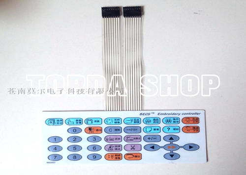 1pc Embroidery machine type big 02 type 805453-1 Membrane Keypad