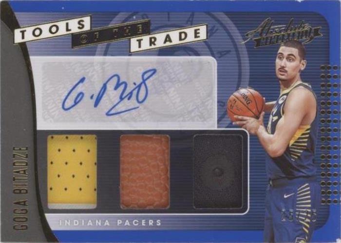 2019-20 Panini Absolute Memorabilia - Goga Bitadze #TT3-GGB