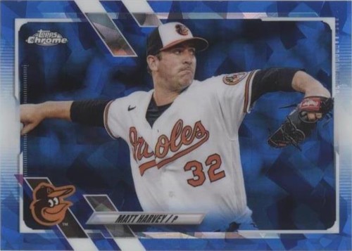 2021 Topps Chrome Update Series Sapphire Edition - Matt Harvey #US87