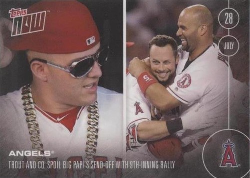 2016 Topps Now - Albert Pujols Daniel Nava Mike Trout #293