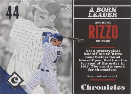 2017 Panini Chronicles - Anthony Rizzo #74